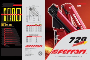 Gru per autocarro idrauliche Ferrari® 729 A5 