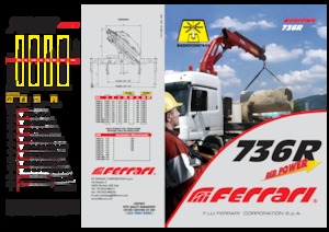 Gru per autocarro idrauliche Ferrari® 736R A2 