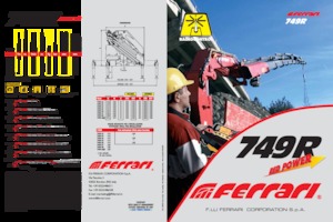 Gru per autocarro idrauliche Ferrari® 749R A4 