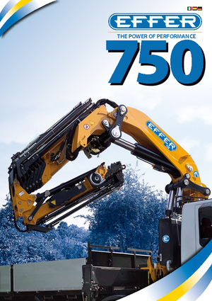 Gru per autocarro idrauliche Effer 750 6S