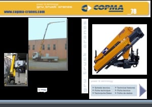 Gru per autocarro idrauliche COPMA 2000 78.2