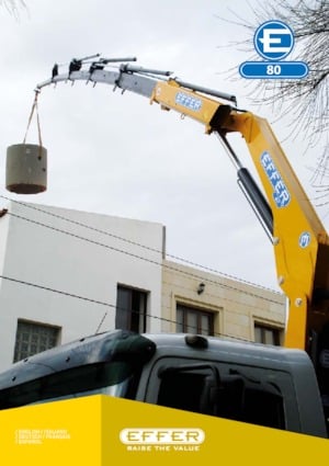 Gru per autocarro idrauliche Effer 80 1S