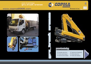 Gru per autocarro idrauliche COPMA 2000 80.4