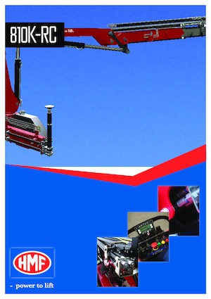Gru per autocarro idrauliche HMF 810-K3-RC