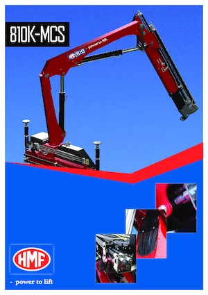 Gru per autocarro idrauliche HMF 810-K4-MCS