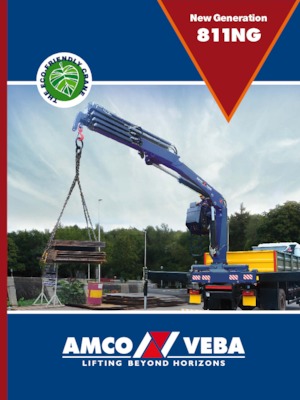 Gru per autocarro idrauliche Amco Veba 811NG-3 S