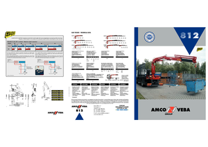 Gru per autocarro idrauliche Amco Veba 812-5 S