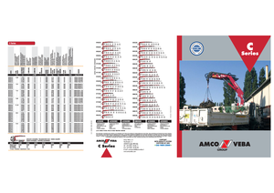 Gru per autocarro idrauliche Amco Veba 814C-3 S