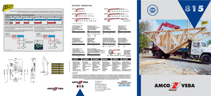 Gru per autocarro idrauliche Amco Veba 815-3 S