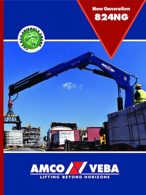 Gru per autocarro idrauliche Amco Veba 824NGT-3 S 