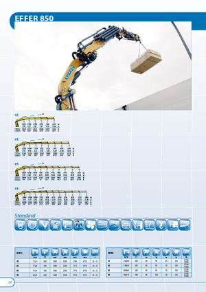 Gru per autocarro idrauliche Effer 850 8S 4S