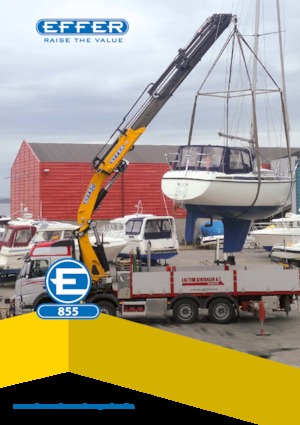 Gru per autocarro idrauliche Effer 855 9S