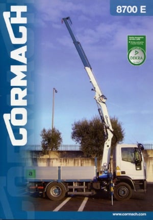 Gru per autocarro idrauliche Cormach 8700 E3