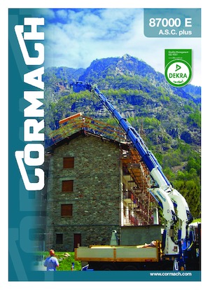 Gru per autocarro idrauliche Cormach 87000 E8F186 A.S.C. Plus