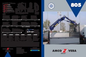 Gru per autocarro idrauliche Amco Veba 905-3 S