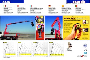Gru per autocarro idrauliche Amco Veba 906N-4 S