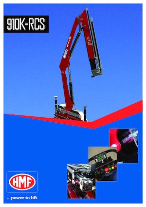 Gru per autocarro idrauliche HMF 910-K4-RCS