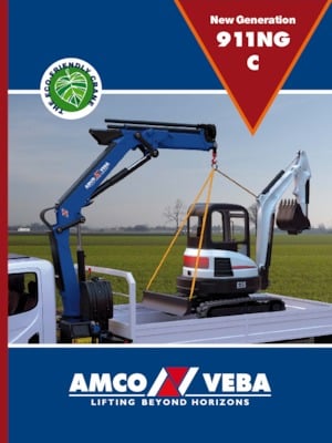 Gru per autocarro idrauliche Amco Veba 911NGC-2 S 