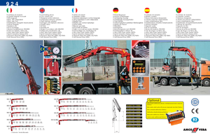 Gru per autocarro idrauliche Amco Veba 924-5 S