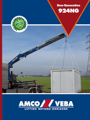 Gru per autocarro idrauliche Amco Veba 924NG-4 SJ3 