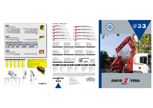 Gru per autocarro idrauliche Amco Veba 933-1 S