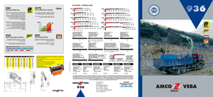 Gru per autocarro idrauliche Amco Veba 936-4 S