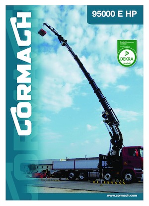 Gru per autocarro idrauliche Cormach 95000 E8F186 HP