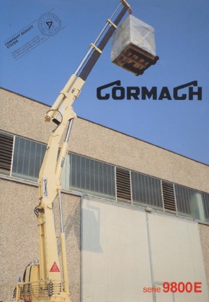 Gru per autocarro idrauliche Cormach 9800 E2