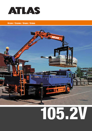 Gru per autocarro idrauliche Atlas AK 105.2 A12V
