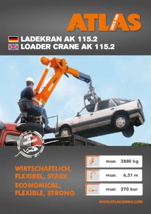 Gru per autocarro idrauliche Atlas AK 115.2 A12