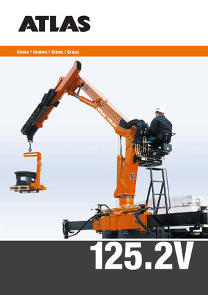Gru per autocarro idrauliche Atlas AK 125.2 V A11