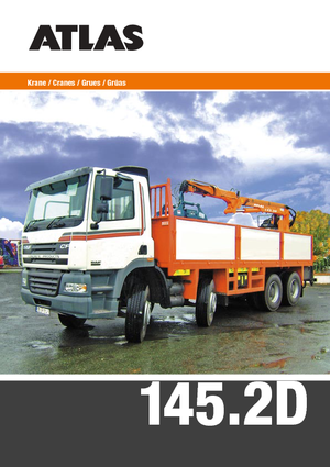 Gru per autocarro idrauliche Atlas AK 145.2 D A4