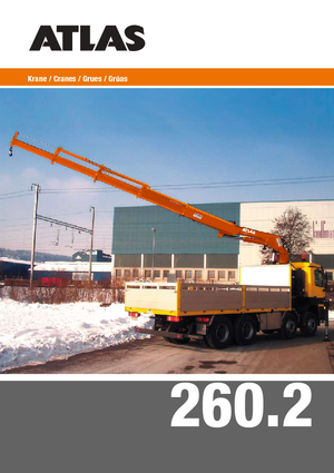 Gru per autocarro idrauliche Atlas AK 260.2 A8