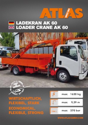 Gru per autocarro idrauliche Atlas AK 60 A1