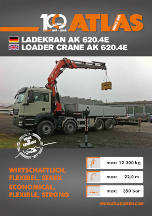 Gru per autocarro idrauliche Atlas AK 620.4E A9 