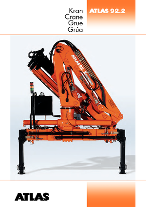 Gru per autocarro idrauliche Atlas AK 92.2 A2