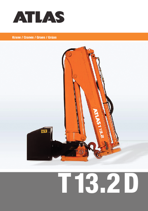 Gru per autocarro idrauliche Atlas AK T 13.2 D A26