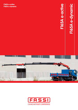 Gru per autocarro idrauliche Fassi F 165 A 2.22 e-dynamic