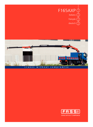 Gru per autocarro idrauliche Fassi F 165 ACXP 24 L 153