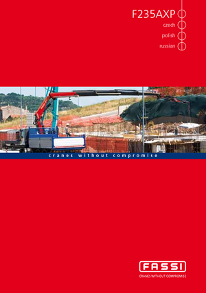 Gru per autocarro idrauliche Fassi F 235 AXP 26