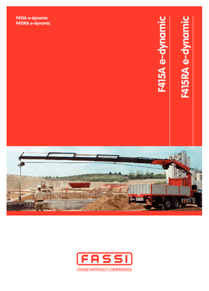 Gru per autocarro idrauliche Fassi F 415 A 2.22 e-dynamic