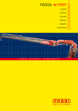 Gru per autocarro idrauliche Fassi F 600 A 27