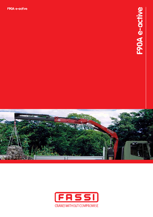 Gru per autocarro idrauliche Fassi F 90 AC 0.22 e-active