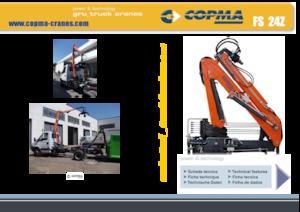 Gru per autocarro idrauliche COPMA 2000 FS 24Z