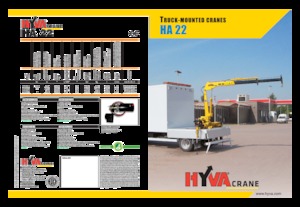 Gru per autocarro idrauliche Hyva Crane HA 22