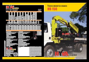 Gru per autocarro idrauliche Hyva Crane HB 150 J2
