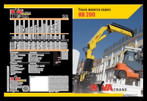 Gru per autocarro idrauliche Hyva Crane HB 200
