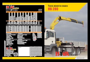 Gru per autocarro idrauliche Hyva Crane HB 280 E1