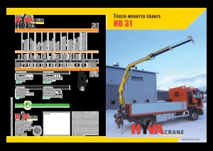 Gru per autocarro idrauliche Hyva Crane HB 31 E1