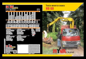Gru per autocarro idrauliche Hyva Crane HB 60 E1